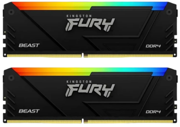 Оперативная память 32 Gb 3600 MHz Kingston FURY Beast RGB XMP Black (KF436C18BB2AK2/32)