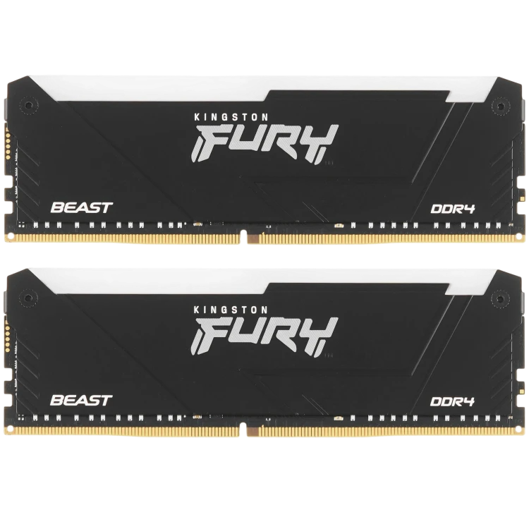Оперативная память 32 Gb 3600 MHz Kingston FURY Beast RGB XMP Black (KF436C18BB2AK2/32)