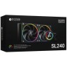 Система жидкостного охлаждения для процессора ID-COOLING SL240 Black PWM