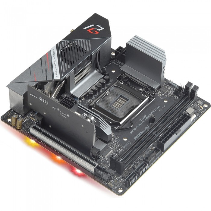 Материнская плата ASRock Z490 PHANTOM GAMING-ITX/TB3