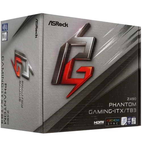 Материнская плата ASRock Z490 PHANTOM GAMING-ITX/TB3