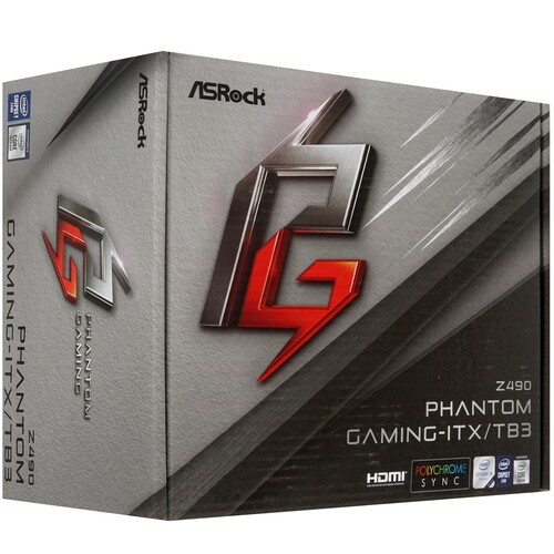Материнская плата ASRock Z490 PHANTOM GAMING-ITX/TB3