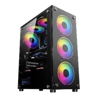 Компьютерный корпус ALSEYE TG Black (spectra)
