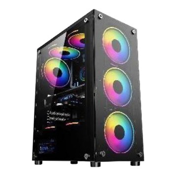 Компьютерный корпус ALSEYE TG Black (spectra)