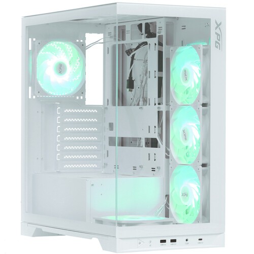 Компьютерный корпус ADATA XPG INVADER X TG RGB White (INVADERXMT-WHCWW)