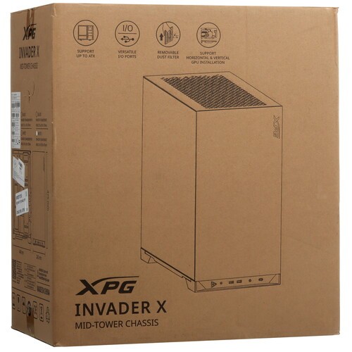 Компьютерный корпус ADATA XPG INVADER X TG RGB White (INVADERXMT-WHCWW)
