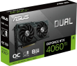 Видеокарта ASUS (DUAL-RTX4060TI-O8G-SSD) GeForce RTX 4060 TI 8GB DUAL OC 90YV0JS0-M0NA00