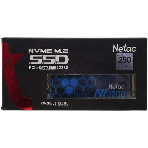 Твердотельный накопитель NETAC 250 Gb (NT01NV3000-250-E4X)