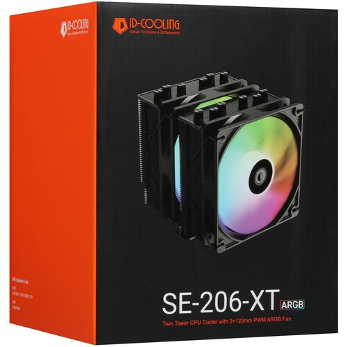 Кулер для процессора ID-COOLING SE-206-XT ARGB Black