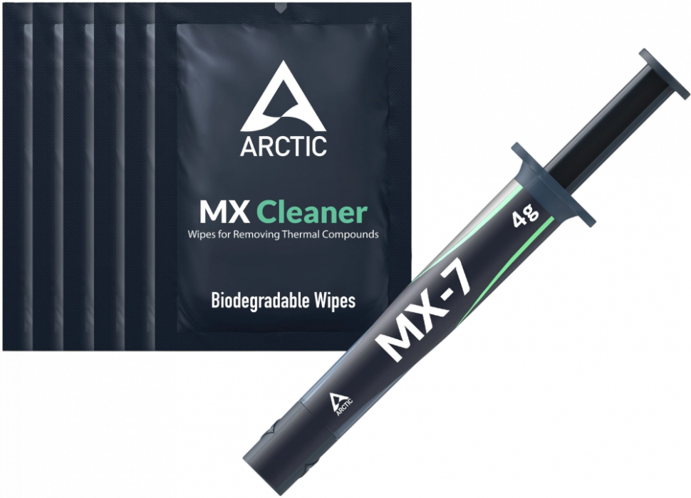 Теплопроводящая паста (термопаста) Arctic Cooling MX-7 4g MX Cleaner (ACTCP00092A)