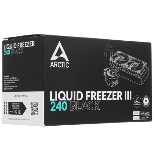 Система жидкостного охлаждения для процессора Arctic Cooling Liquid Freezer III-240 Black (ACFRE00134A) 