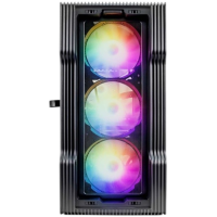 Компьютерный корпус 1STPLAYER TRILOBITE T3 Black TG LED fans (T3-BK-4F1)