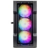 Компьютерный корпус 1STPLAYER TRILOBITE T3 Black TG LED fans (T3-BK-4F1)