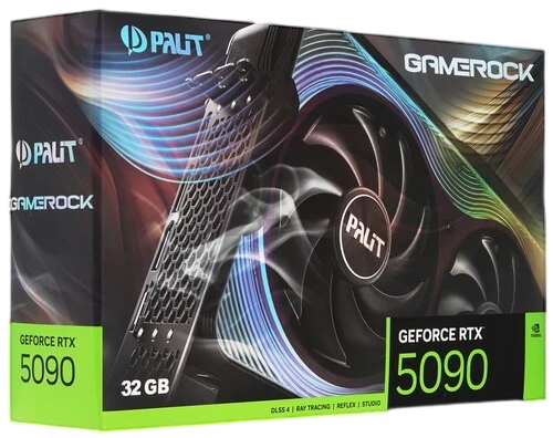 Видеокарта Palit (NE75090019R5-GB2020G) GeForce RTX 5090 32GB GAMEROCK
