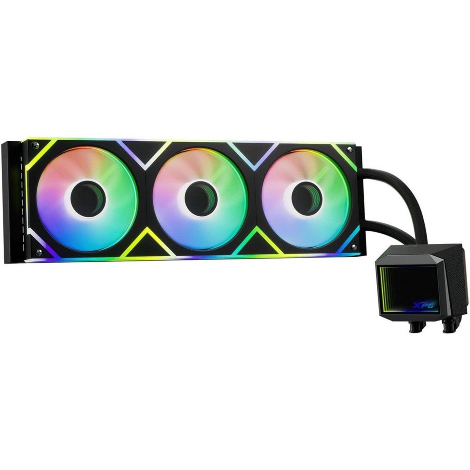 Система жидкостного охлаждения для процессора ADATA XPG Levante 360 RGB Black (LEVANTEII360-BKCWW)