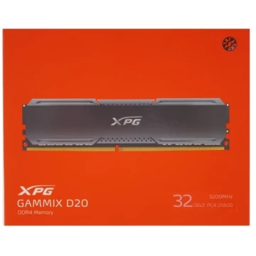 Оперативная память 64 Gb 3200 MHz ADATA GAMMIX D20 Grey (AX4U320032G16A-DCTG20)