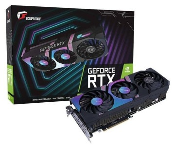 Видеокарта Colorful (RTX 3080 ULTRA OC 10G-V) GeForce RTX 3080 10GB Ultra OC 10G-V