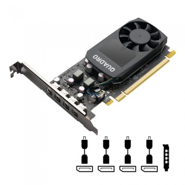 Видеокарта PNY (VCQP1000V2BLK-1) Quadro P1000 4GB