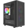 Компьютерный корпус Powercase Mistral Micro EM18 TG ARGB Black (CMMEM18B-A3)