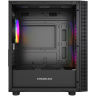 Компьютерный корпус Powercase Mistral Micro EM18 TG ARGB Black (CMMEM18B-A3)
