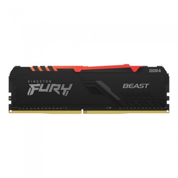 Оперативная память 8 Gb 3200 MHz Kingston FURY BEAST RGB Black (KF432C16BBA/8)