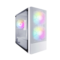 Компьютерный корпус 1STPLAYER FIREBASE X4-M TG LED White (X4-M-WH-2F1P-W-1F1-W)