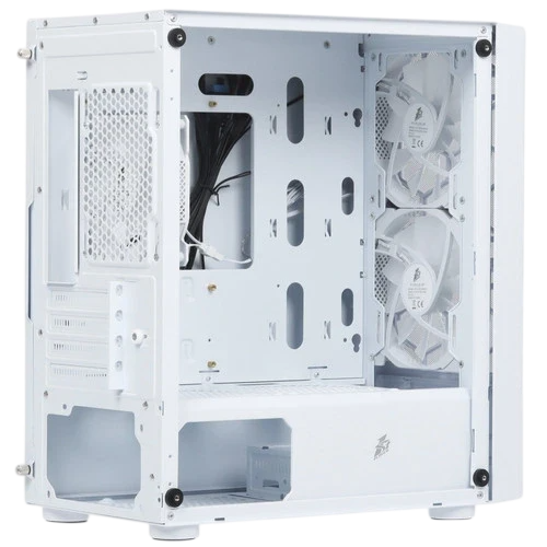 Компьютерный корпус 1STPLAYER FIREBASE X4-M TG LED White (X4-M-WH-2F1P-W-1F1-W)