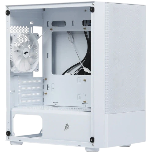 Компьютерный корпус 1STPLAYER FIREBASE X4-M TG LED White (X4-M-WH-2F1P-W-1F1-W)