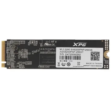 Твердотельный накопитель ADATA 256 Gb SX8200 PRO ASX8200PNP-256GT-C XPG