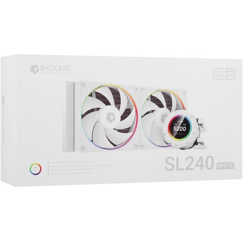 Система жидкостного охлаждения для процессора ID-COOLING SL240 White PWM