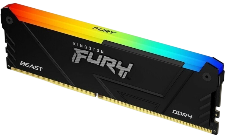 Оперативная память 32 Gb 3200 MHz Kingston FURY Beast RGB XMP Black (KF432C16BB2A/32)