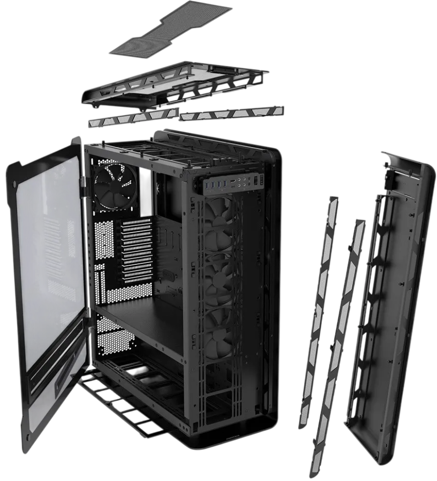 Компьютерный корпус PHANTEKS ENTHOO Elite TG RGB Lighting Black (PH-ES916E_BK_RU)