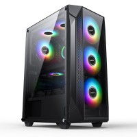 Компьютерный корпус ALSEYE TG Black (phantom1.0-B)