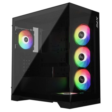 Компьютерный корпус ADATA XPG INVADER X TG RGB Black (INVADERXMT-BKCWW)