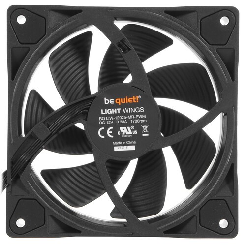 Корпусной вентилятор Be Quiet! LIGHT WINGS 120mm BL072