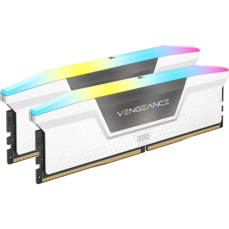 Оперативная память 32 Gb 5600 MHz CORSAIR VENGEANCE RGB White (CMH32GX5M2B5600C36W)