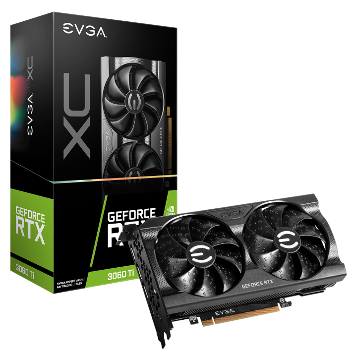 Видеокарта EVGA (08G-P5-3663-KR) GeForce RTX 3060 Ti 8GB XC GAMING