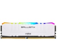 Оперативная память 8 Gb 3200 MHz CRUCIAL BALLISTIX White RGB (BL8G32C16U4WL)