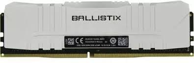 Оперативная память 8 Gb 3200 MHz CRUCIAL BALLISTIX White RGB (BL8G32C16U4WL)