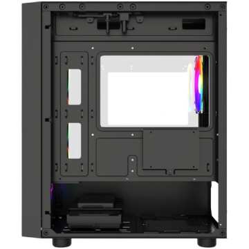 Компьютерный корпус Powercase Mistral Micro EM19 TG ARGB Black (CMMEM19B-A4)
