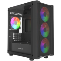 Компьютерный корпус Powercase Mistral Micro EM19 TG ARGB Black (CMMEM19B-A4)