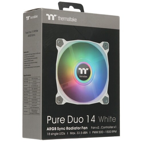 Вентилятор для корпуса Thermaltake Pure Duo 14 Sync Radiator ARGB CL-F098-PL14SW-A