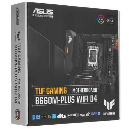 Материнская плата ASUS TUF GAMING B660M-PLUS WIFI D4 90MB1930-M0EAY0