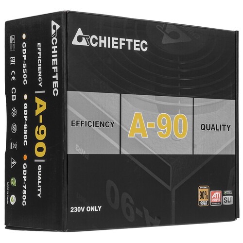 Блок питания Chieftec 750W GDP-750C A-90