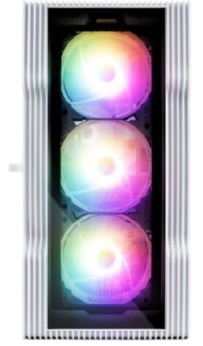 Компьютерный корпус 1STPLAYER TRILOBITE T3-G TG LED White (T3-G-WH-4F1-W)