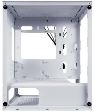 Компьютерный корпус 1STPLAYER TRILOBITE T3-G TG LED White (T3-G-WH-4F1-W)