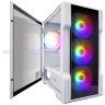 Компьютерный корпус 1STPLAYER TRILOBITE T3-G TG LED White (T3-G-WH-4F1-W)