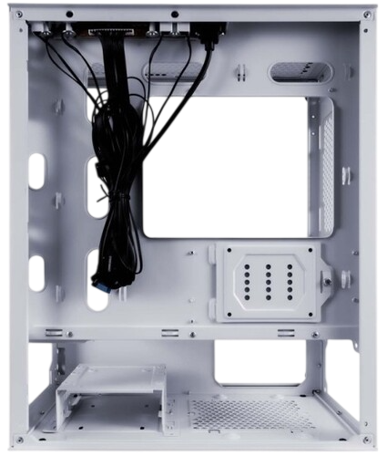 Компьютерный корпус 1STPLAYER TRILOBITE T3-G TG LED White (T3-G-WH-4F1-W)