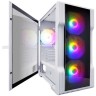 Компьютерный корпус 1STPLAYER TRILOBITE T3-G TG LED White (T3-G-WH-4F1-W)