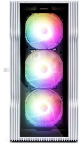 Компьютерный корпус 1STPLAYER TRILOBITE T3-G TG LED White (T3-G-WH-4F1-W)